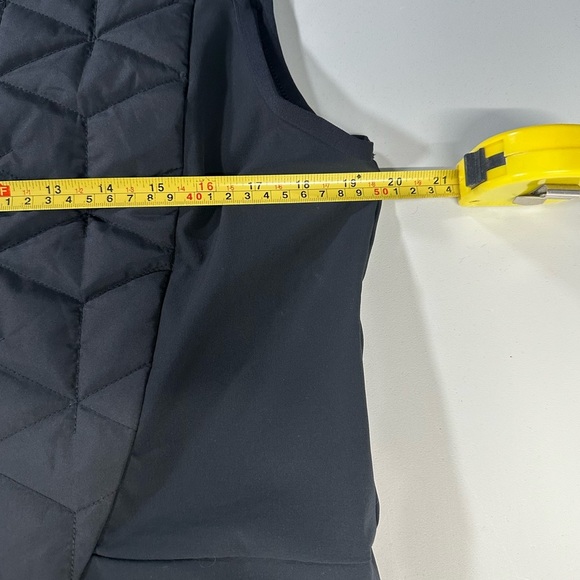 A259 Under Armour Coldgear Storm Reactor Thermal Cropped Run Vest Black Large - Picture 6 of 7